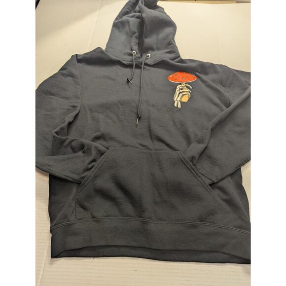 Bowery Supply Co. hoodie Sweatshirt unisex black size Mt - Picture 1 of 6